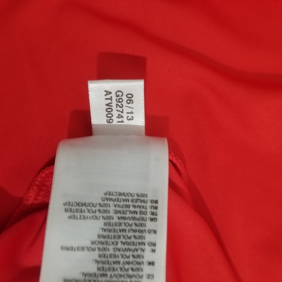 Red Adidas Shirt - Picture 2 of 2